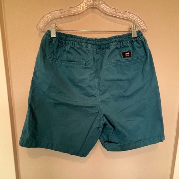 Vans Teal Elastic Waist Shorts - Picture 2 of 6